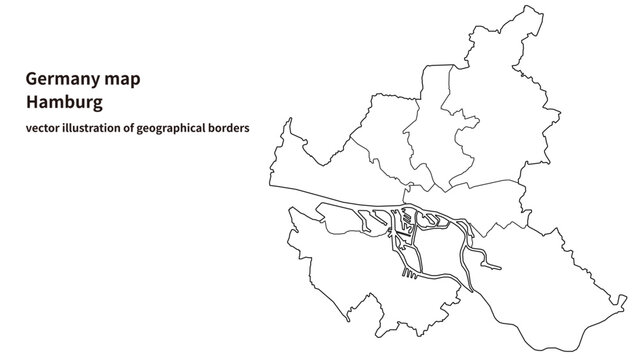 Hamburg Map &ndash; Detailed City-State Map of Germany