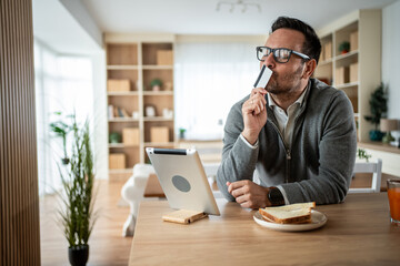 Man showing love kissing credit card for online shopping
