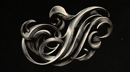 Black and white ink pen drawing of a pencil vector illustration art design symbol