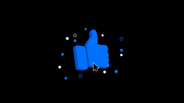 Typography Social 3D Icons