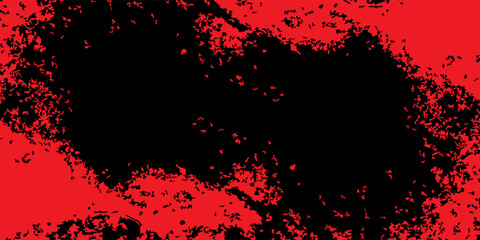 Black and red abstract grunge background with halftone style.