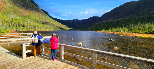 Québec, Canada : Lac aux Américains (Parc national de la Gaspésie)	