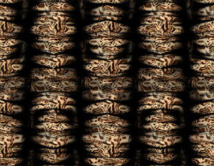Leopard skin pattern texture; Fashionable print
