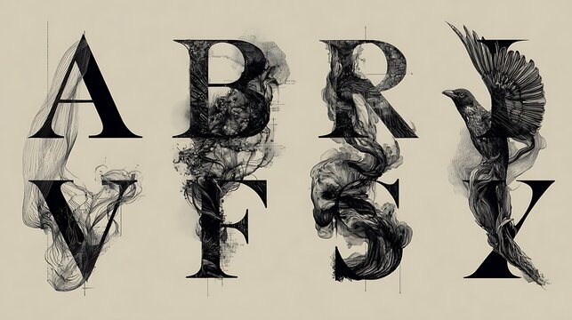 Black and white ink pen drawing of a pencil vector illustration art design symbol - Powered by Adobe