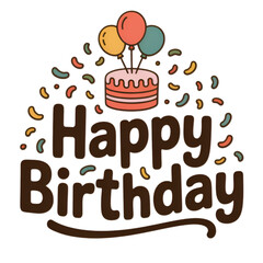 birthday card with cake