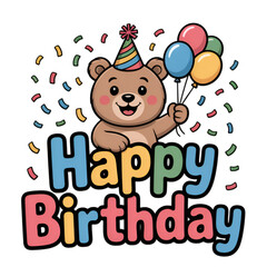 teddy bear with balloons