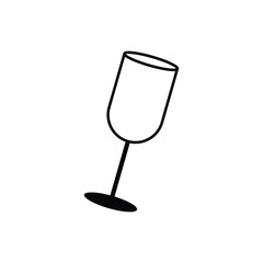 wine  logo icon illustration flat