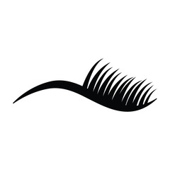 eyelash   logo icon illustration flat
