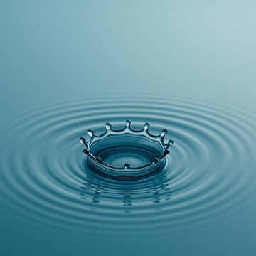 Gota de agua salpicando