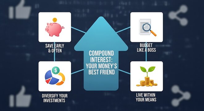Compound Interest - Your Moneys Best Friend - Financial Growth Guide.