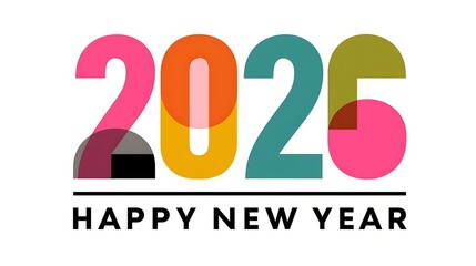 Vibrant 2026 New Year Modern Graphic Design