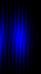 Blue Ribbed Gradient Background, Abstract Vertical Fractal Glass Effect