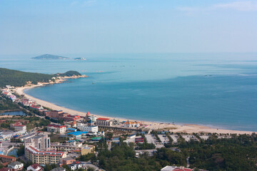 Fototapeta premium The Coastal Scenery of Yangkou Scenic Area in Laoshan Mountain, Qingdao, Shandong Province 