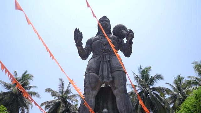 Hindu god deity lord Hanuman. Protector of human kind.