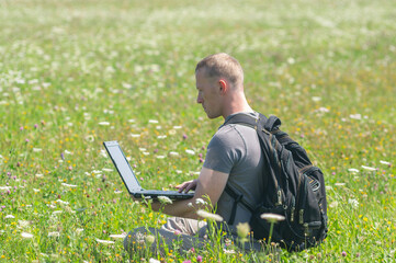 young man from notebook