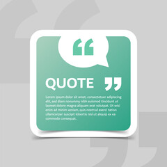 Fototapeta premium Blank speech bubble template icon in flat style. Bubble with quote vector illustration on isolated background. Dialogue frame sign business concept.