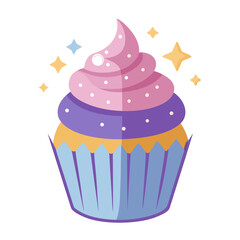 Glitter Frost Cupcake