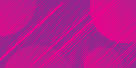 Abstract Pop Art Background with Diagonal Lines and Dots.