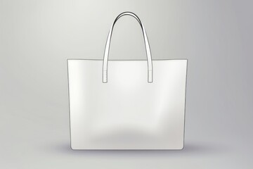 Plain white tote bag accessories accessory handbag.