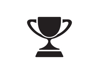 Modern Trophy Vector Illustration Award Celebration Victory Symbol