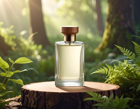 Natural Forest Scent Perfume Bottle Display