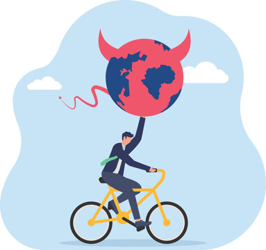 illustration of escaping the dark side or unethical practices in business
