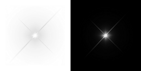 High-quality radiant light burst PNG overlay with transparent background