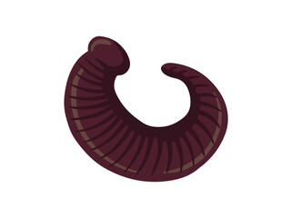 Leech Worm Clip Art Illustration