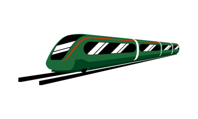 Public train illustration design vector