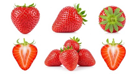 Fresh Strawberries - A Colorful and Delicious Fruit Display.