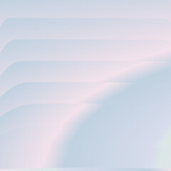 Abstract background with horizontal parallel gradient shapes and rounded space for text.