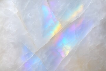 Kristalline Oberfl&auml;che mit irisierendem Schimmer