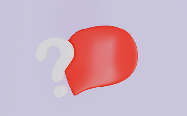 Bubbles question mark sign, Question answer sign or problem icon