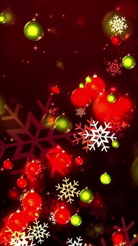 Vertical Full HD background for Christmas , New year and Winter celebration,social media promotion,occassions, telecast broadcast programmes, dance and award night functions, stage show and fashion