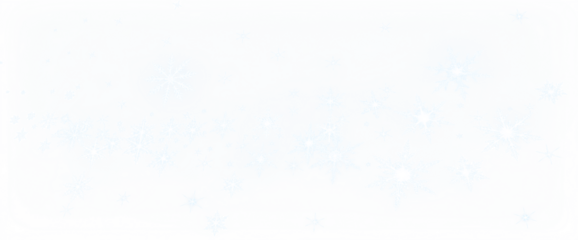 PNG Snowflakes Overlay with Transparent Background