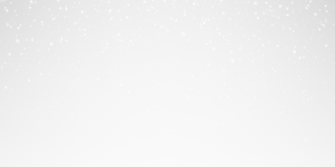 Gentle snowflakes falling overlay PNG effect with transparent background for