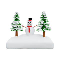 christmas fir tree decoration top view isolated on white or transparent png