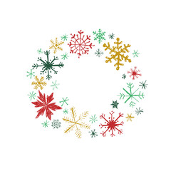 christmas fir tree decoration top view isolated on white or transparent png