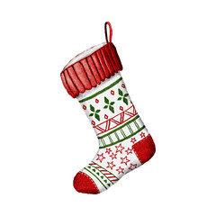 christmas fir tree decoration top view isolated on white or transparent png