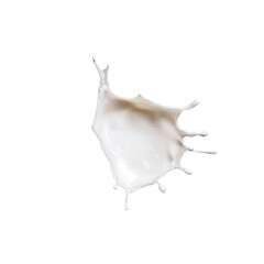 Milk splash on Transparent Background