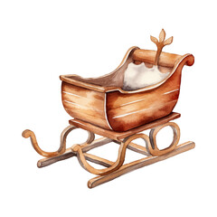 christmas fir tree decoration top view isolated on white or transparent png