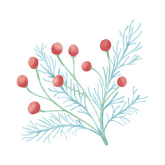 christmas fir tree decoration top view isolated on white or transparent png