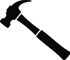 Hammer silhouette tool for construction and carpentry work