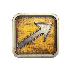 Grunge arrow sign