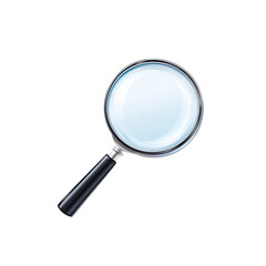 Magnifying glass on Transparent Background