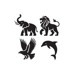 vector set of animals.vector eps 10