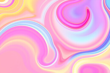 A smooth pastel fluid abstract design featuring flowing pink, yellow, and blue swirls. Perfect for creative design projects, modern wallpapers, branding, and digital artwork.