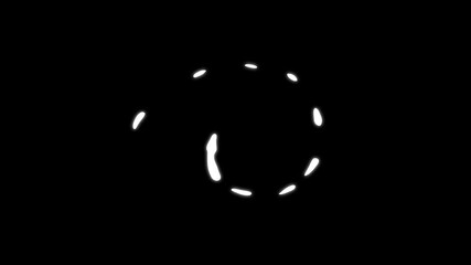 2d Animated smoke trail, puff cloud FX, bright cartoon fire, chroma key transition on black screen background