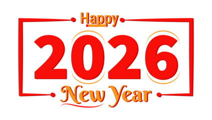 Abstract 2026 Typography Poster