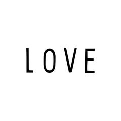 simple love text desing